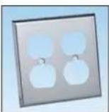 Panduit STS2 - Pan-Way® Stainless Steel Faceplates - 2