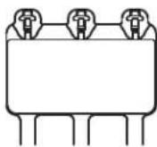 Panduit STS2 - Dome-Top® Barb Ty Marker and Flag Ties - 6