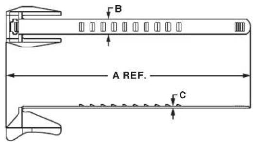 A REF. B C