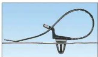 Panduit STS2 - Pan-Ty® Ladder Style Releasable Wing Push Mount Ties – Heat Stabilized Nylon 6.6 - 2
