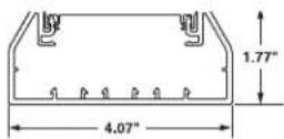Panduit STS2 - Pan-Way® T-70 Surface Raceway System - 1