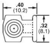 Panduit STS2 - Low Profile Mounts – Screw Applied - 2
