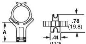 A .78 (19.8) .44 (11.2)