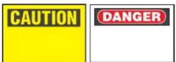 CAUTION DANGER
