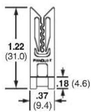 1.22 (31.0) PANDOUT .18 (4.6) .37 (9.4)