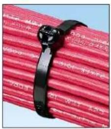 Panduit STS2 - Dome-Top® Barb Ty Cable Ties – Weather Resistant Nylon 6.6 - 2