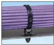 Panduit STS2 - Pan-Ty® Umbrella Wing Push Mount Ties – Nylon and Heat Stabilized Nylon 6.6 - 2