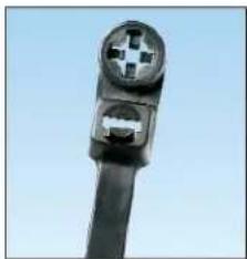 Panduit STS2 - Pan-Ty ^® Stud Mounted Cable Ties – Heat Stabilized and Heat Stabilized Weather Resistant Nylon 6.6 - 7