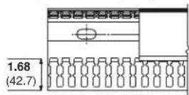 Panduit STS2 - Panduct® PanelMax™ DIN Rail Wiring Duct Dimensions - 6