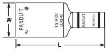 PANDUIT W 8 STR CU LCAB-00 PANDUIT L L