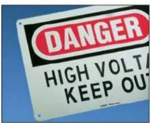 DANGER HIGH VOLT/ KEEP OUT