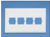 Panduit STS2 - Pan-Way® Snap-On Faceplates for SYSTIMAX\* Communication Modules - 2