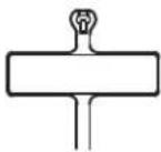 Panduit STS2 - Dome-Top® Barb Ty Marker and Flag Ties - 3