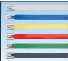 Panduit STS2 - Pan-Steel® Polyester Fully Coated Cable Ties – MLTFC Series - 1