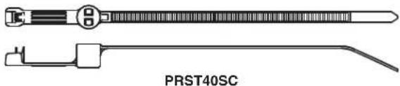 Panduit STS2 - Pan-Ty ^® Stud Mounted Cable Ties – Heat Stabilized and Heat Stabilized Weather Resistant Nylon 6.6 - 6