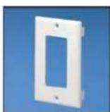 Panduit STS2 - Pan-Way® Classic Series Snap-On Faceplates for Communication/Power - 4