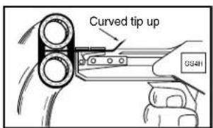 Curved tip up CS4H