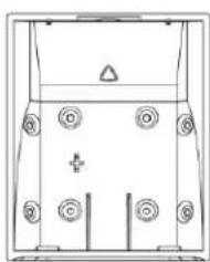 Pure technical diagram of a mechanical or electrical component with no text, numbers, or symbols