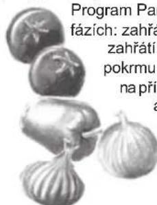 Program Pa fázích: zahřátí pokrmu na při a