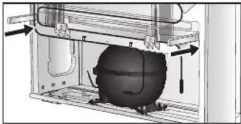 PANASONIC NR-BN32AWA - Instalowanie prowadnic dystansowych - 1
