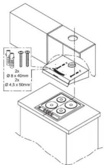 Ø 8 x 40mm Ø 4.5 x 50mm