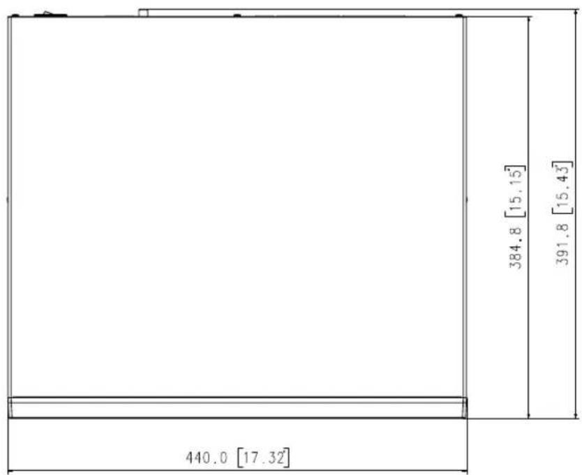 440.0 [17.32] 384.8 [15.15] 391.8 [15.43]