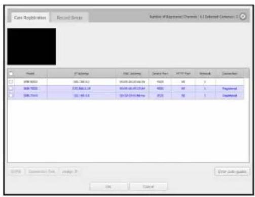 Case Registration Record Setup Number of Keyframe Channels / A1 Selected Dataset 2 Host ST Address PAC Address Cancel font HTTP font Network Description 008-9000 365.546.62 05/05-05/05/06:06 9000 MS 1 008-9000 371.546.62 05/05-05/05/06:06 9000 MS 1 Registered 008-7000 362.146.62 05/05-05/05/06:06 9000 MS 1 Registered OK Cancel