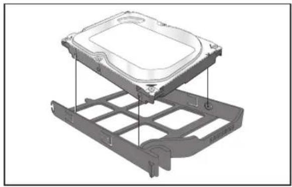 Hanwha SRN-473SP - How to install an HDD in SRN-1673S - 6