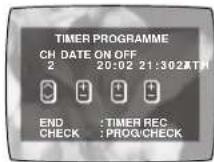 PANASONIC NV-SJ407EE - Programming a Timer Recording of a TV Programme Until its End (Tape Speed Auto Change Function) - 2