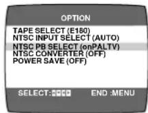 PANASONIC NV-SJ407EE - To Select the Colour TV System of the TV Used to Play Back a Tape Recording NTSC Signals - 2