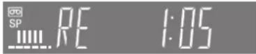 PANASONIC NV-HV61GH - To Display the Approximate Remaining Tape Time - 1