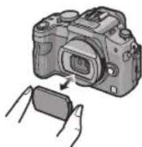 PANASONIC Lumix H-FT01 - ■ Nasazení a sejmutí krytu objektivu - 1