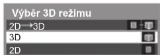 PANASONIC TX-P55STW50 - Přepnutí 2D a 3D režimu - 3