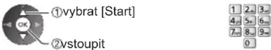 ①vybrat [Start] ②vstoupit