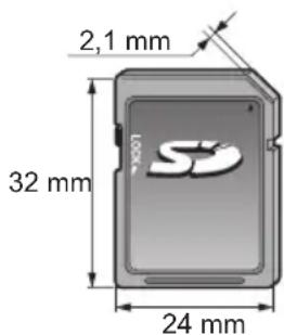 2,1 mm 32 mm 24 mm