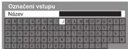 Označení vstupu Název A B C D E F G H I J K L M N O P Q R S T U V W X Y Z Â C E Ê I R S T Û U Y Ż ! a b c d e f g h I ;j k l m n{o p,q r s.t u v w x y z a ô e ï f s 'û û y 'ź :# 0 1 2 3 4 5 6 7 8 9 ( ) + - . -' _
