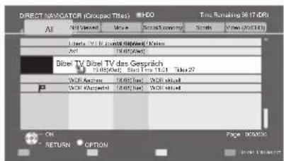 DIRECT NAVICATOR (Grouppc Files) All Not displayed Move Scroll economy Scrolls View 2013.01.01 Ditel TV: Ditel TV das Gespräch Start Time 1:12 Ticker 27 Work Options Start Time 1:12 Ticker 27 OK RETURN OPTION Page 10/19/2013 Page 10/19/2013