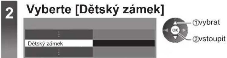 2 Vyberte [Dětský zámek] Dětský zámek ①vybrat ②vstoupit