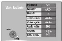 PANASONIC DMR-EX795 - Změna naladění pro jednotlivé programové místo - 1