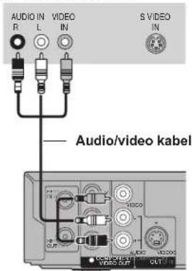 AUDIO IN R L VIDEO IN S VIDEO IN Audio/video kabel OUT VIDEO OUT VIDEO OUT OUT