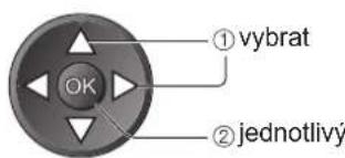 ① vybrat ② jednotlivý