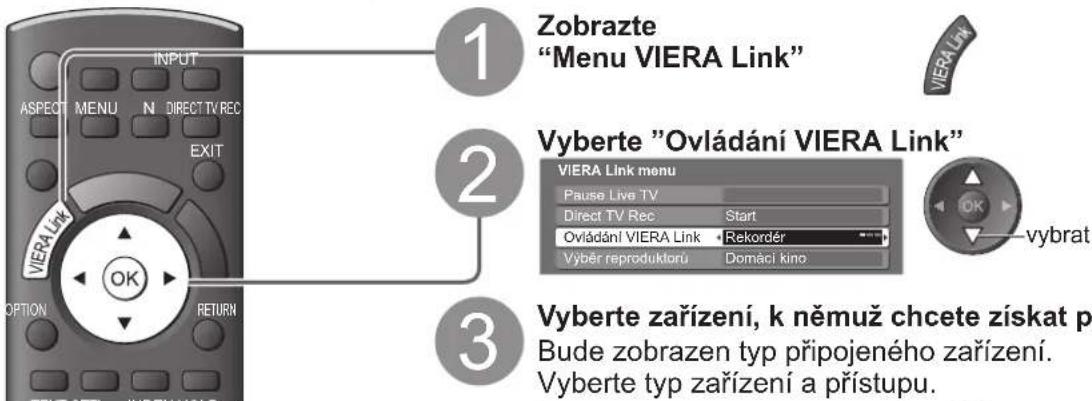 PANASONIC TX-P50X10Y - Ovládání VIERA Link - 1