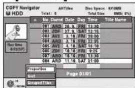 COPY Navigator M HDD No. Close Date Day Time Title Name 001 ARD 26.9 PM 13:30 002 JPM 27.9 PA 12:15 003 AM 3.10 PM 28:00 004 ARD 3.10 PM 22:05 005 AVS 4.10 PA 16:10 006 JPM 18.10 PM 2:25 007 ARD 19.10 PM 17:30 008 ARD 11.10 SAT 21:00 Properties Page 01/01 Last Added Dates