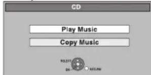 CD Play Music Copy Music RUSTO 06 RETURN