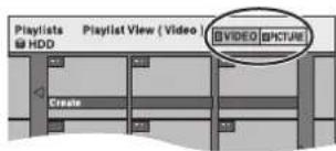 PANASONIC DMR-EX645 - Pomocí [▲, ▼] vyberte „Playlists“ (playlisty) a stiskněte [OK]. - 2