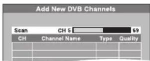 PANASONIC DMR-EX645 - Add New DVB Channels (přidání nových DVB kanálů) - 1