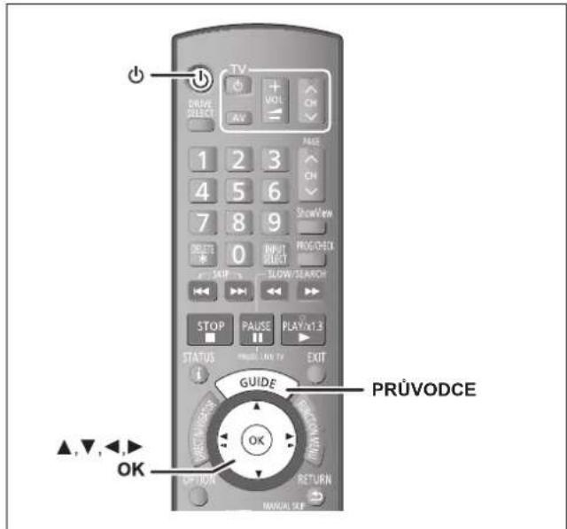 TV + VOL AV 1 2 3 4 5 6 7 8 9 DELETE 0 INPUT SELECT SLOW/SEARCH STOP PAUSE PLAY/1.3 STATUS PRIUSE LIVE TV EXIT GUIDE PRÜVODCE OK OPTION RETURN MANUAL SEP
