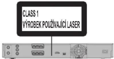 CLASS 1 VÝROBEK POUŽÍVAJÍCÍ LASER