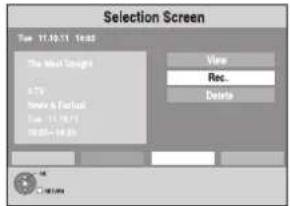 PANASONIC DMR-EX645 - Stiskněte [GUIDE]. - 2