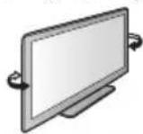PANASONIC TX-P50GW30 - Nastavení požadovaného úhlu panelu - 1